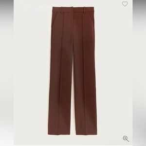NWT JCrew Natalia pant in four-season stretch size 2 Brown CC477 - needs repair